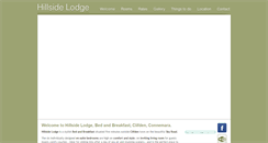 Desktop Screenshot of hillside-lodge.com