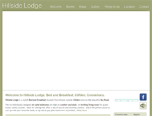 Tablet Screenshot of hillside-lodge.com